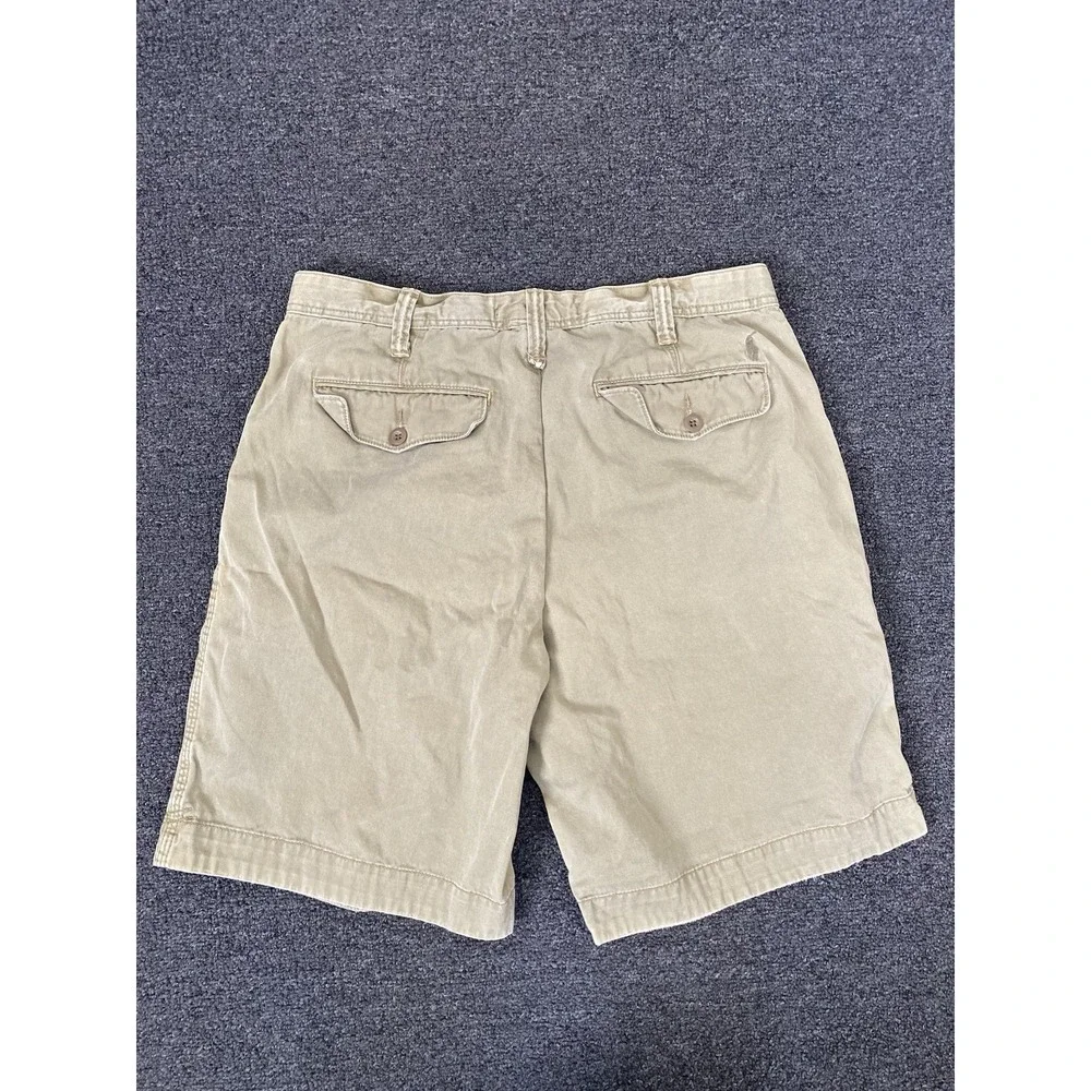 Polo Ralph Lauren Relaxed‎ Fit Twill Shorts Khaki Men's 33 Preppy Pony Pockets